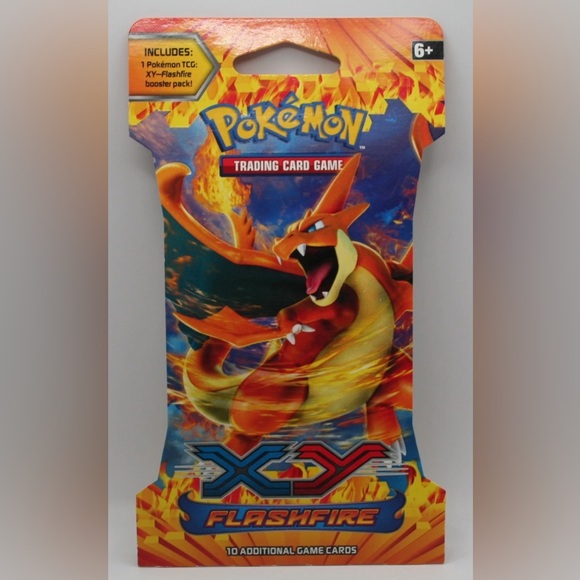 Pokemon Flashfire Trading Card Pack - Red and Orange - antelopusenergy.com